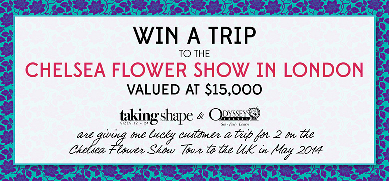 TS14+ and Odyssey Travel – Win a Trip to the Chelsea Flower Show in London valued at $15,000