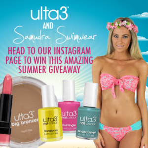 Ulta3 – Win an Ulta3 summer gift pack (bikini and cosmetics)