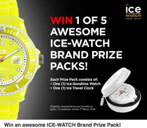 Coca-Cola – Win an awesome ICE-WATCH Brand Prize Pack
