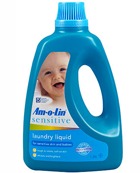 Woolworths Baby and Toddler Club – Win 1 of 4 year’s worth of Amolin Sensitive Laundry Liquid