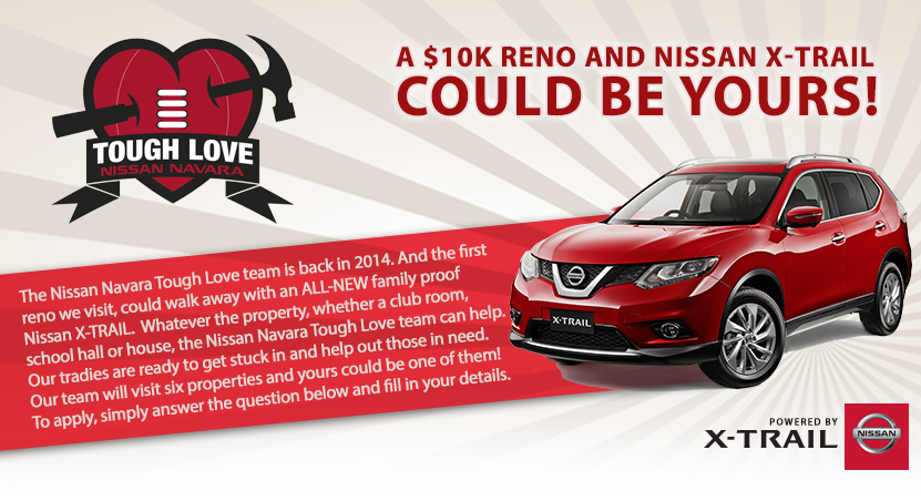 AFL Footy Show – Win A Nissan X-Trail and $10,000 Reno
