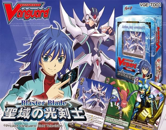 Geek of Oz Win Cardfight Vanguard Part 1 on dvd and Blaster Blade Trial Deck