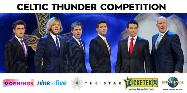 Channel Nine Mornings – Win trip to Sydney to see Celtic Thunder’s show on 30 May