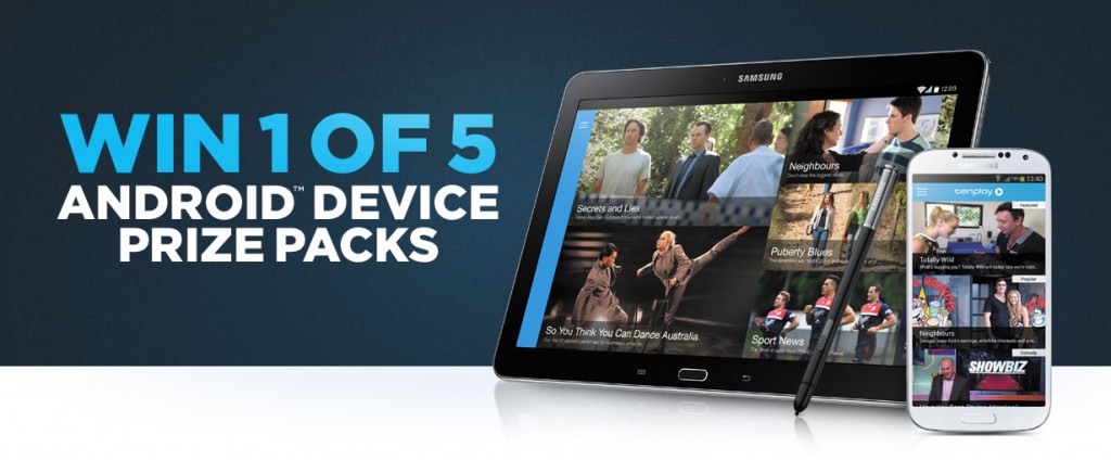 Channel Ten – Win 1 of 5 Android device prize packs (Android App download)
