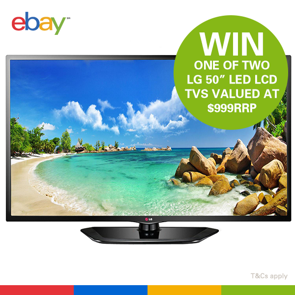 eBay – Win one of two LG 50″ LED LCD TVs valued at $999
