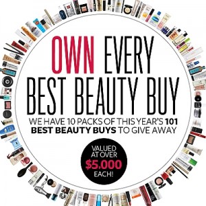Instyle – Win this year’s 101 Best Beauty Buys giveaway
