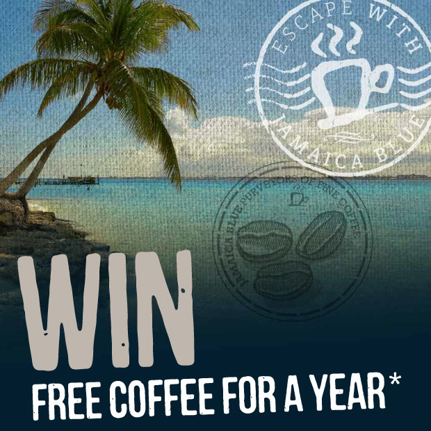 Jamaica Blue – Win free coffee for a year