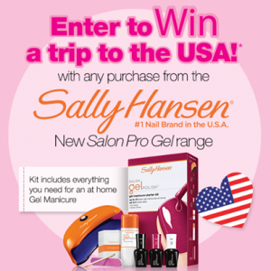 Priceline – Sally Hansen – Win trip to USA ($5,000 Flight Centre gift card)