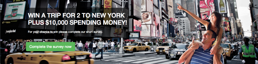 Private Wealth Survey – Win a Trip To New York 2015 Plus $10,000 Spending Money