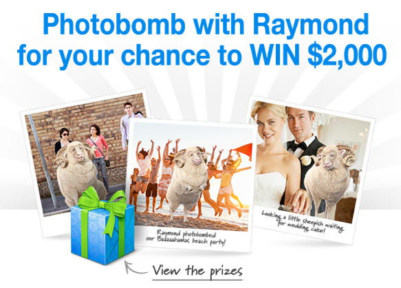 Raymond A Ram – Win $2,000 or a BBQ or thongs – Photobomb Competition