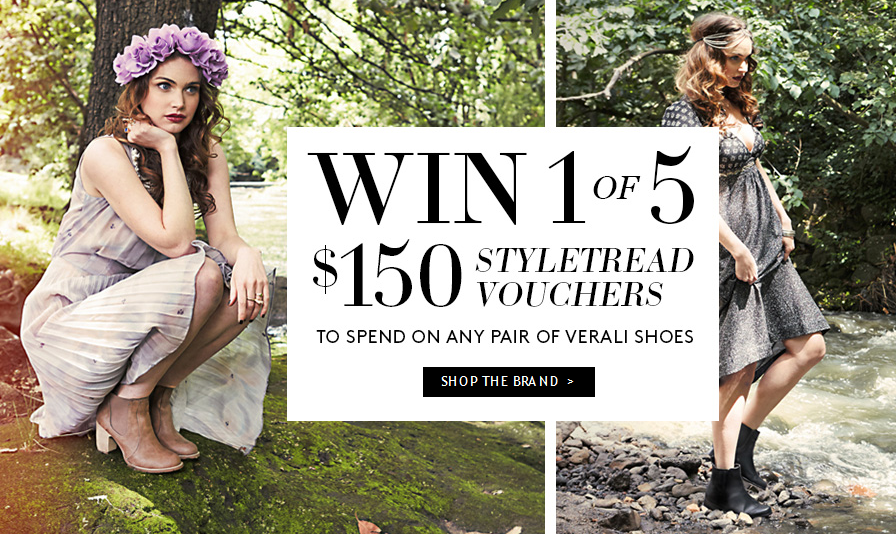 Styletread – Verali Shoes – Win 1 of 5 $150 vouchers