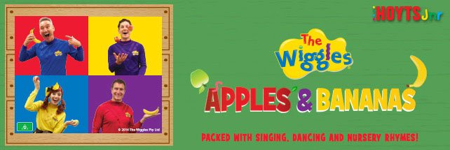 Win 1 of 5 The Wiggles Apples and Bananas Cd and Dvd gift packs