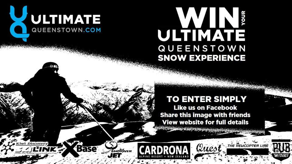Ultimate Queenstown – Win Ultimate Queenstown Snow experience (like and share post to win)