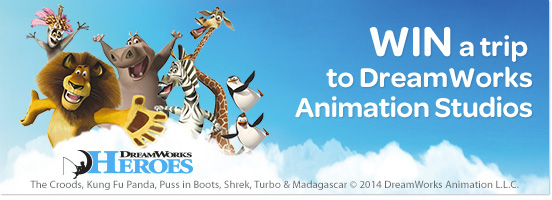 Woolworths – Design a Hero – Win a family trip to DreamWorks Animation Studio