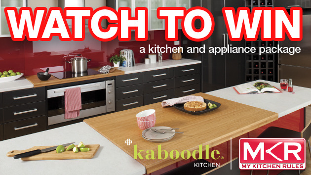 My Kitchen Rules – Win 1 of 3 $20,000 DIY Kitchen and Appliance packs