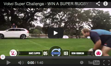Volvo Rugby – Win Trip 2014 Super Rugby Final in AU,NZ, OR S/AFRICA + $1,000