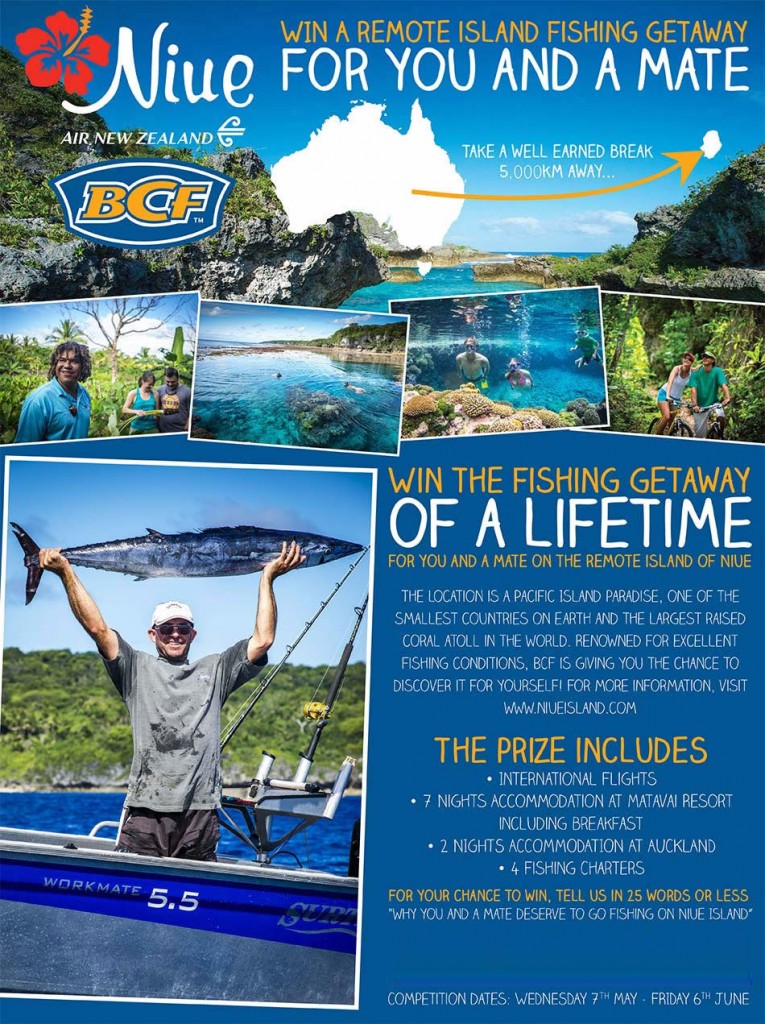 BCF – Win Nuie Island Fishing trip