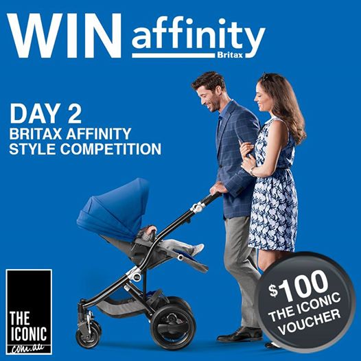 Britax Australia – Win a Britax Affinity stroller in Cool Berry and a $100 THE ICONIC voucher