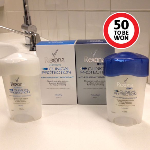 Coles – Win 1 of 50 Rexona Clinical Protection Deodorants