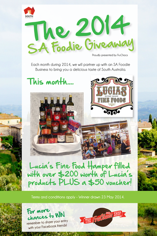 Fruchocs SA Foodie – Win a Lucias Hamper & gift voucher