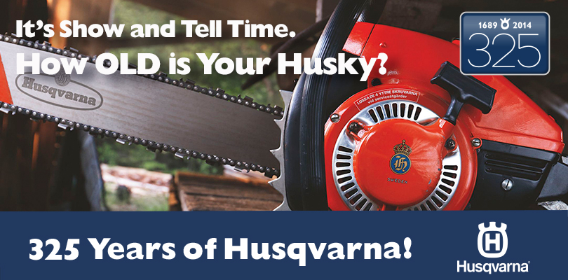 Husqvarna – Win a Chainsaw $1,079,a Lawn Mower $499 or a Blower-Vac $269
