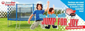 Jump Star trampolines- Win a little Tikes Pack