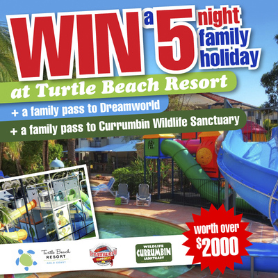 Jump Star trampolines – WIN an amazing 5 night family holiday at Turtle Beach Resort, QLD