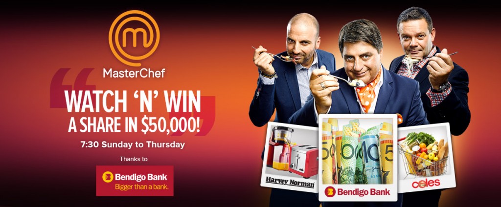 MasterChef – Win a share in $50,000 thanks to Bendigo Bank