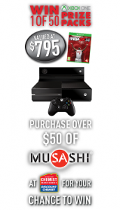 Musashi – Win 1 of 50 Xbox One prize packs valued at $795