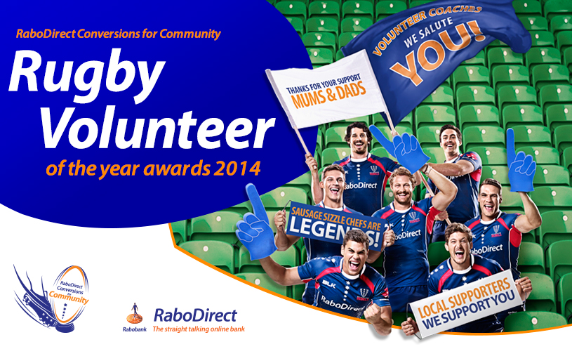 RaboDirect – Nominate Rugby Volunteer Win 1 of 8 $6,000 cash prizes