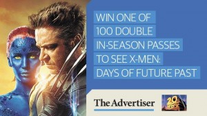The Advertiser – Win 1 of 100 double passes to X-MEN DAYS OF FUTURE PAST