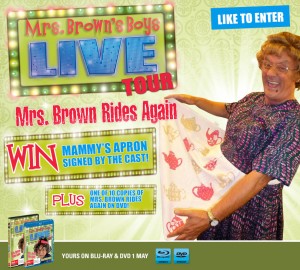 The Viewing Lounge – Win Mammy’s apron signed by the cast of Mrs Brown’s Boys LIVE