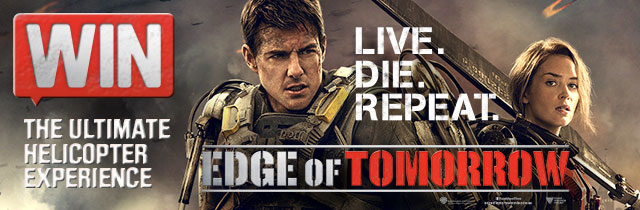 Village Cinema – Purchase a ticket online to Edge Of Tomorrow – Win 1 of 10 ultimate helicopter experiences