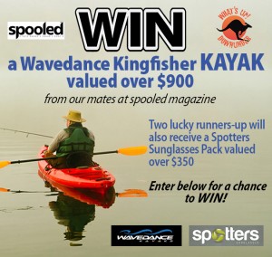 What’s Up Downunder – Win Major Prize a Kayak and Minor Prizes 2 x Spotters Packs