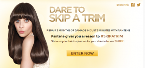 Yahoo 7 – Pantene – Win $5,000 #SKIPATRIM Competition