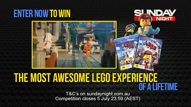 Channel 7 – Sunday Night, trip to Sydney, Lego Experience + runner up prizes