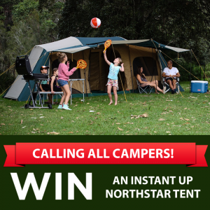 Coleman Australia (must like Coleman AND must like comp image) – Win a Instant Up Northstar 10p tent