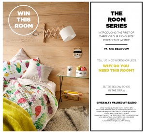 Gorman Online – Win the Room (Furnishings)