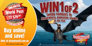 Sea FM – Win 1 of 3 epic dragon adventures including a Family Pass to Dreamworld (TAS)