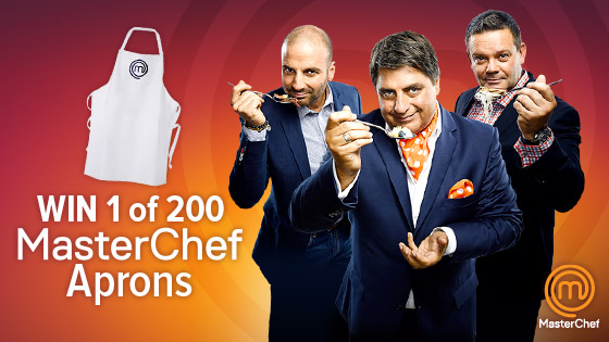 Tenplay – sign up to win 1 of 200 Masterchef aprons