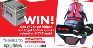 UNSEALED 4X4 – Win win 1 of 2 Engel Fridges and Spotters packs valued at $1,747