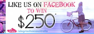 Alegria Australia – Like and Share on Facebook to Win $250 voucher