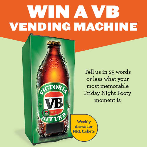 BWS – Footy – Win A VB Vending Machine Competition