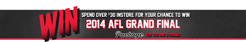 Cellarbrations -Win 2014 AFL Grand Final Trip for you and 3 friends