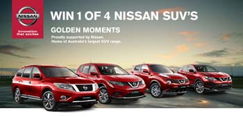 Channel TEN – Nissan – Win one of four Nissan SUVs