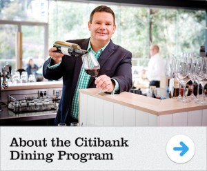 Citibank – Win 1 of 5 dinners at Gary Mehigan’s Favourites Pop-up Restaurant in Melbourne