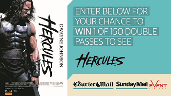 Courier Mail – Win tickets to preview Hercules