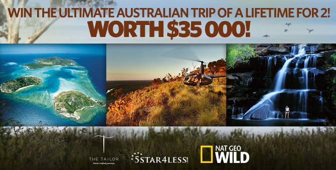 Foxtel and National Geographic – Win the Australian trip for 16 days for 2