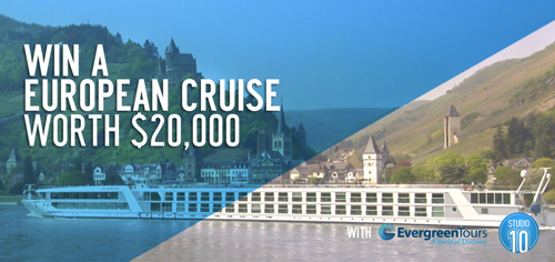 Network TEN – Win an Evergreen Tours European River Cruise
