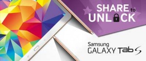 Samsung – Win 1 of 5 Samsung Galaxy Tab S